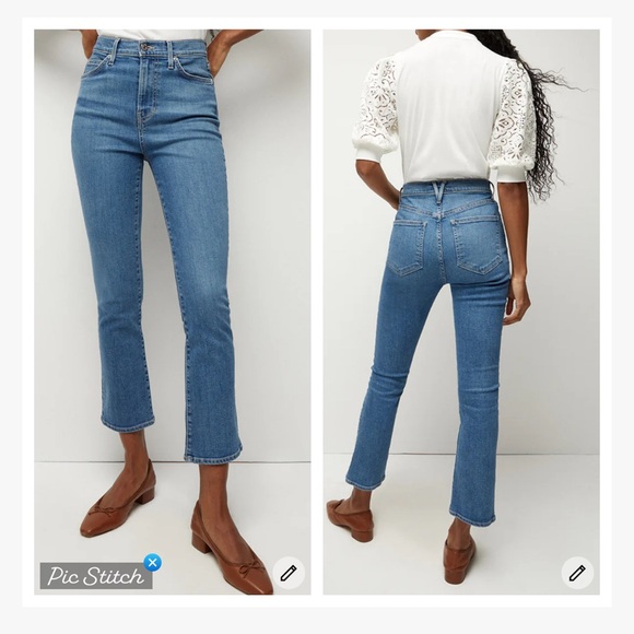 Veronica Beard Denim - Veronica Beard Carly Kick Flare High Rise Jeans in Lakeshore